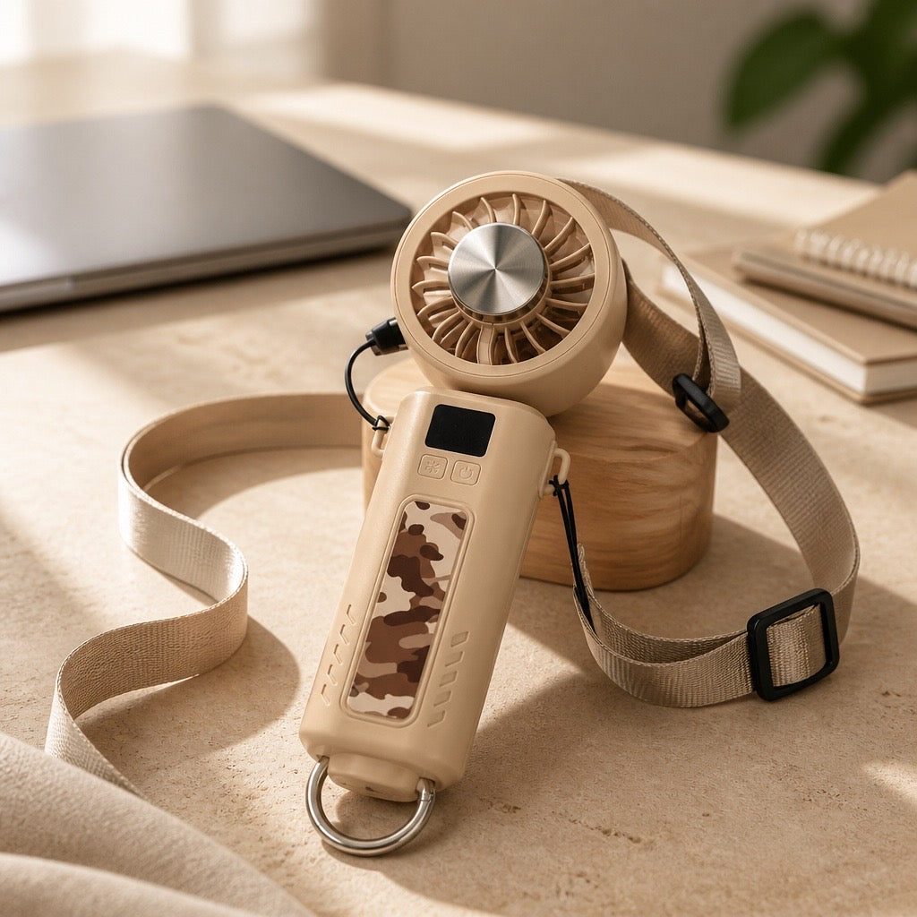 Digital Display High-Speed Portable Mini Fan