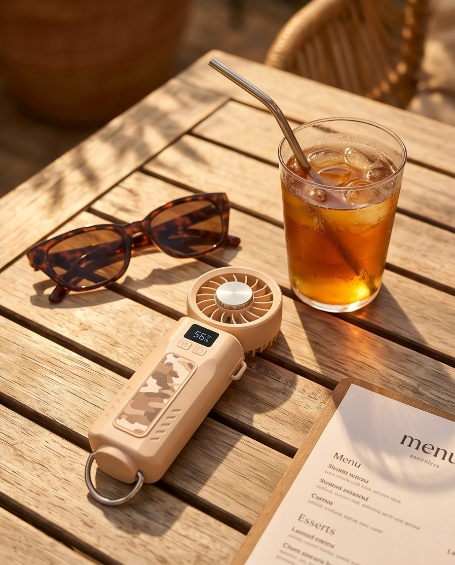 Digital Display High-Speed Portable Mini Fan